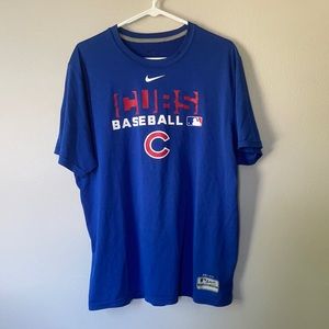 Nike Blue Cubs Baseball Short Sleeve Tee